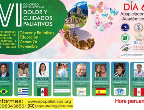 Programa y Académicos en el VI Congreso Internacional Dolor y Cuidados Paliativos