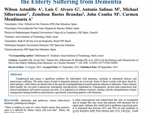 Review Article On the Etiology and Characteristic of Pain in the Elderly Suffering from Dementia